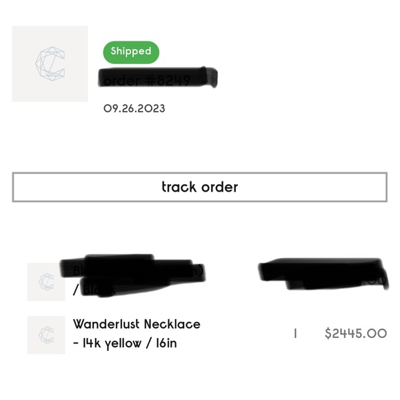 The clear cut wanderlust diamond necklace - Picture 2 of 5